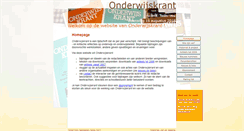 Desktop Screenshot of onderwijskrant.be